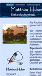 Mobile Screenshot of elektrohuber.com