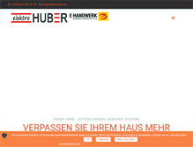Tablet Screenshot of elektrohuber.net